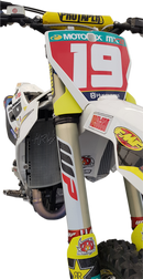 MOOSE OFFROAD Mud Radiator Cover - White - Husqvarna HPRMUDHUS1252TM