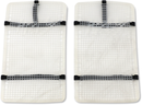 MOOSE OFFROAD Mud Radiator Cover - White - Honda HPRMUDCRF45016M