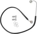 DRAG SPECIALTIES Brake Line - Front - Black - +10" - FXS '12-'13 691319-10BLK