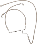DRAG SPECIALTIES Brake Line - +10" - Stainless Steel 614085-10
