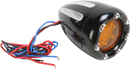 ARLEN NESS Turn Signals - LED - Deep Cut - Black/Amber - White Ring 12-765