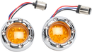 ARLEN NESS LED Light Kit for Factory Turn Signal Housing - Amber/White - Chrome 12-757