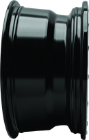 QuadBoss Wagon 14x7 Wheel - 5+2 Offset, 4/110 Bolt Pattern, Black Machined Finish