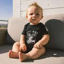 DBK 12 O'clock Onesie Black Newborn - Comfortable Fire Retardant Baby Bodysuit