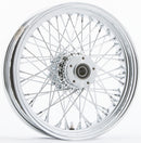 Fr 60 Spk Dd Chrome 16x3.5 Wide Hub 3/4" Axl 00 Ltr
