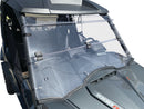 QuadBoss Folding Windshield for Can-Am Commander 800R and 1000 - Polycarbonate, Hinged Design