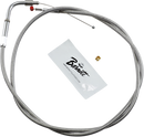BARNETT Stainless Steel Idle Cable - +6" - '02-'07 FLH 102-30-40016-06