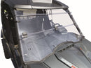 QuadBoss Folding Windshield for Can-Am Commander 800R and 1000 - Polycarbonate, Hinged Design
