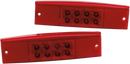 MOOSE OFFROAD Taillights - LED - Ranger Mid - Red 100-2350-PU