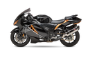 Yoshimura Exhaust Race R77 Slip-On SS/CF for Suzuki GSX-R1300 Hayabusa 2022-2023