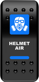 MOOSE OFFROAD Rocker Switch - Helmet Air - Blue HMT-PWR