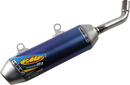 FMF Powercore 2.1 Shorty Muffler 025255 – Lightweight Titanium and Aluminum Exhaust Silencer