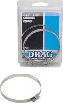 DRAG SPECIALTIES Clamps - Stainless Steel - 2.25"-3.25" 114-6244
