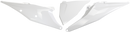 UFO Side Panels for 2020 Bikes - White OEM Match, Part Number KT04093042