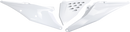 UFO KTM White Vented Side Panels - Part Number KT05004-042