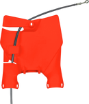 UFO Stadium Number Plate for KTM 85 SX - Fluorescent Orange (Part Number: KT04099-FFLU)