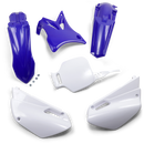 UFO Restyle Body Kit - '02-'12 OEM Blue/White - Yamaha - YZ '00-'14 YAKIT306K-999