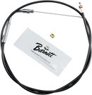 BARNETT Black Vinyl Throttle Cable - +6" Size - 38" Length 101-30-30014-06