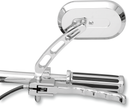 DRAG SPECIALTIES Mirror - Side View - Oval - Chrome - Right - Each 60-6232RBL1