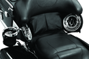 Kuryakyn Passenger Drink Holder with Basket for 2014 and Up Touring Models - Chrome Part 1692