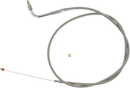 BARNETT Stainless Steel Throttle Cable - +6" - Dyna/FXR/Softail 102-30-30015-06
