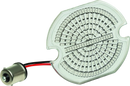 Kuryakyn Luminez LED Rear Turn Signal Inserts for Harley-Davidson 1156, Flat Style, Red - Part