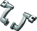 Kuryakyn Longhorn Offset Peg Mounts Chrome for Harley-Davidson - Part