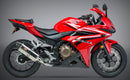 Yoshimura Exhaust Signature R 77 Slip-On SS/SS CF for Honda CBR500R and CB500F