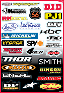 FACTORY EFFEX Decal Kit - Sponsor B 10-68002