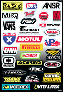FACTORY EFFEX Decal Kit - Sponsor C 10-68004