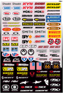 FACTORY EFFEX Decal Kit - Micro Sponsor 10-68014