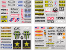 FACTORY EFFEX Iron-On Jersey Sponsor Kit 11-82120
