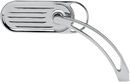 ARLEN NESS Mirror - Side View - Grooved Slingshot - Oval - Chrome 13-040