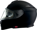 Z1R Solaris Electric Dual Pane Helmet - Flat Black, XL (Part