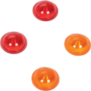 DRAG SPECIALTIES Mini-Bullet Lens Kit - Amber/Red 20-6592-A/R