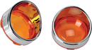 DRAG SPECIALTIES Visor-Style Bezel/Lenses - Amber L22-6828A
