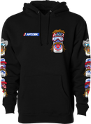 DBK Mullet Madness Hoodie Black 2XL - 10oz 70% Cotton / 30% Polyester Blend