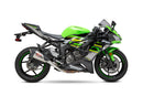Yoshimura At2 Street Series Slip-On Exhaust for Kawasaki ZX-6R (2019-2021) – Part Number 14642CP521