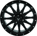 QuadBoss Wagon 18x7 - 4+3 - 4/137 Milled Alloy Wheel for Powersports Vehicles