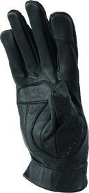 Kuryakyn River Road Tucson Perforated Leather Gloves - Small, Black