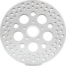 Bikers Choice 84-17 Big Twin/XL Rear 11.5-Inch OEM Style Brake Rotor with Drilled and Mesh Designs