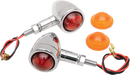 DRAG SPECIALTIES Mini-Bullet Light Kit - Amber/Red 20-65921