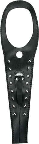 MUSTANG Cruiser Tank Bib - Studs/Concho - Black - Yamaha 93148