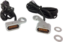 DRAG SPECIALTIES LED Handlebar Marker Lights - XL - Chrome/Amber L22-0231CAENU