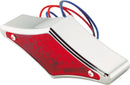 Bikers Choice Chrome Diamond LED Taillight with Red Lens - Part
