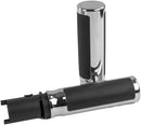 Bikers Choice Billet Cushioned Grips Throttle-By-Wire Chrome - Part