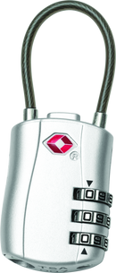 Kuryakyn TSA Approved Cable Lock - Secure Travel Lock with 3-Digit Combination
