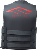 SLIPPERY Hydro Nylon Vest - Charcoal/Red, XS, USG Approved Type 3 Personal Flotation Device