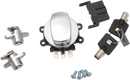 DRAG SPECIALTIES Side Hinge Ignition Switch with Saddlebag Lock - Chrome E21-0209/45