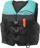 SLIPPERY Women's Hydro Vest - Black/Mint, Small (Part No. 11241450582020)